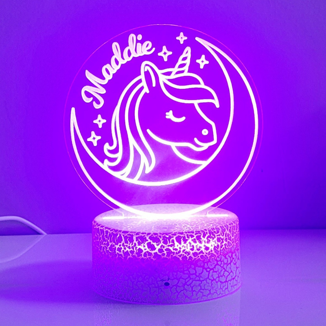 Custom Unicorn Night Light