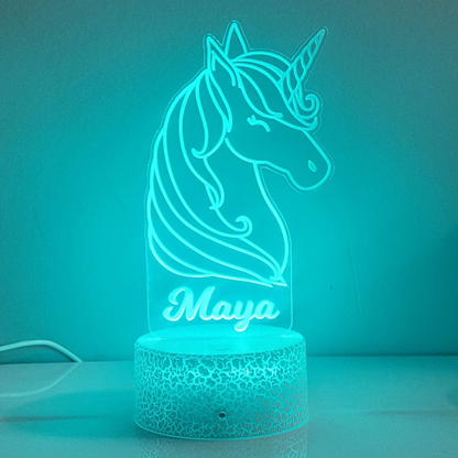 Custom Unicorn Night Light