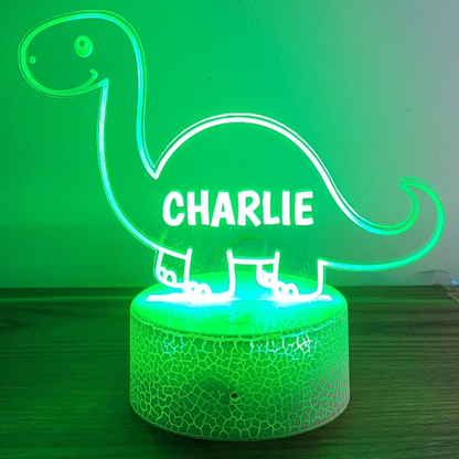 Custom Dinosaur Night Light