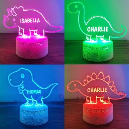 Custom Dinosaur Night Light