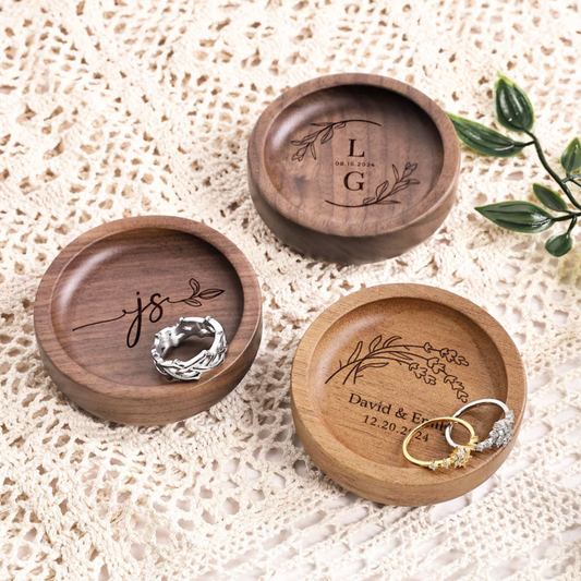 Custom Wooden Ring Dish