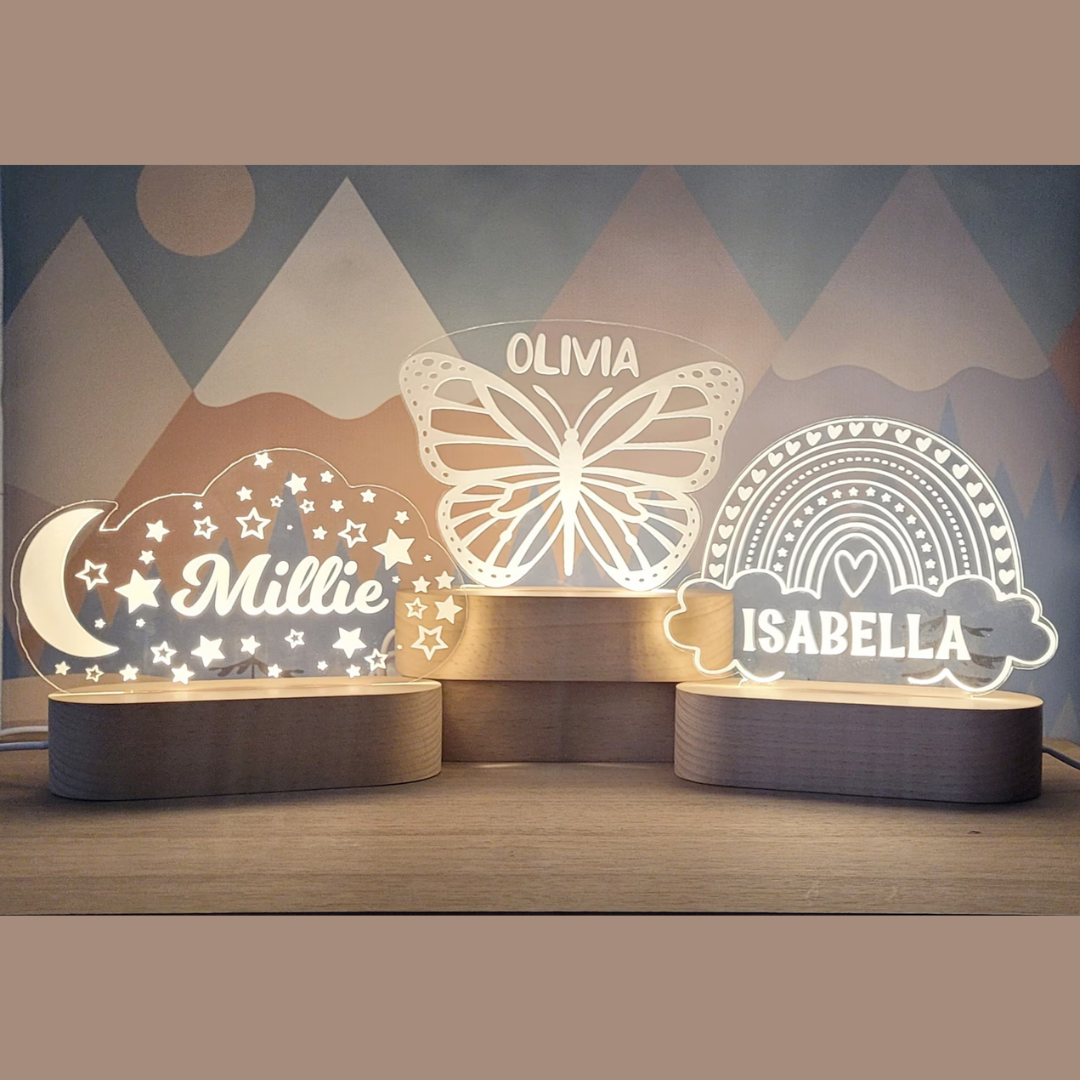 Personalized Night Light Butterfly