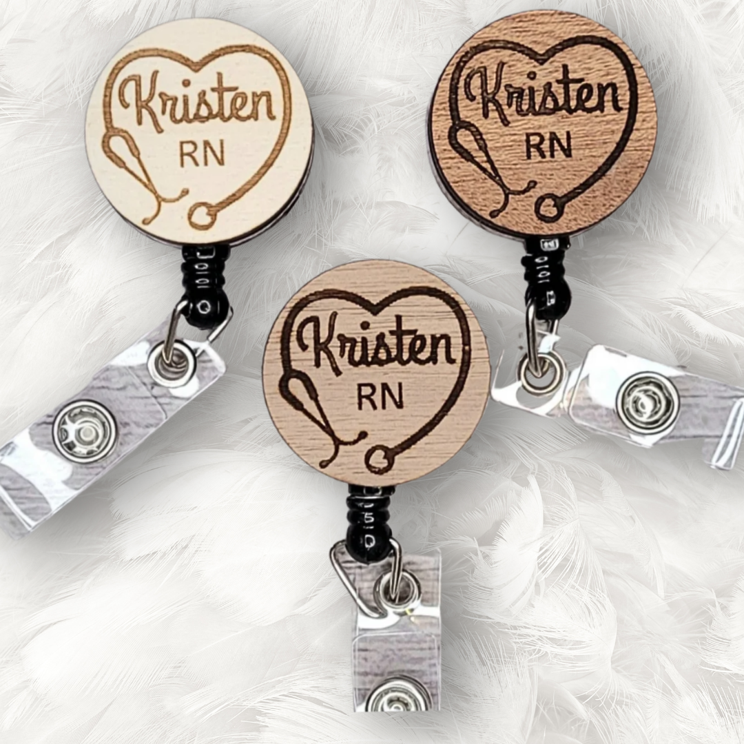 Nurse Badge Reel Custom