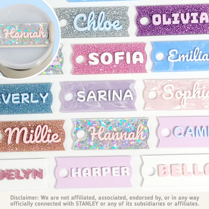 Custom Tumbler Name Tag